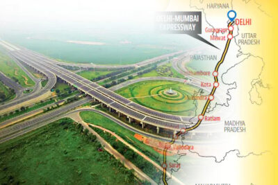 india opens the 1st stage of delhi vadodara mumbai expressway