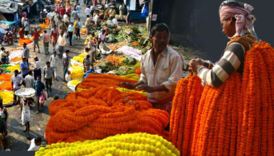 flower markets blossom in the midst of the ugadi rush