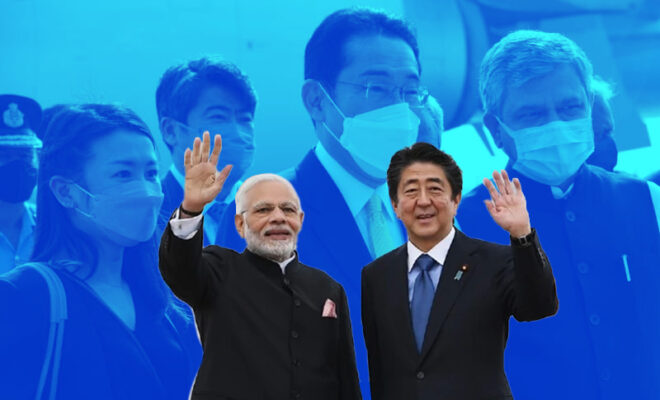 japans pm arrives india may discuss trade and defense