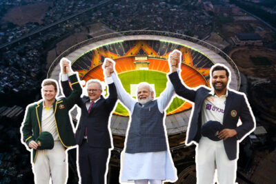 narendra modi stadium 2 pms at the worlds biggest cricket stadium