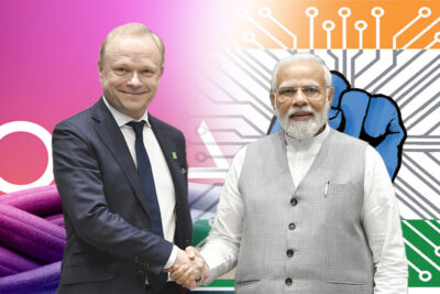 pm modi meets nokia ceo to discuss indias digital infrastructure