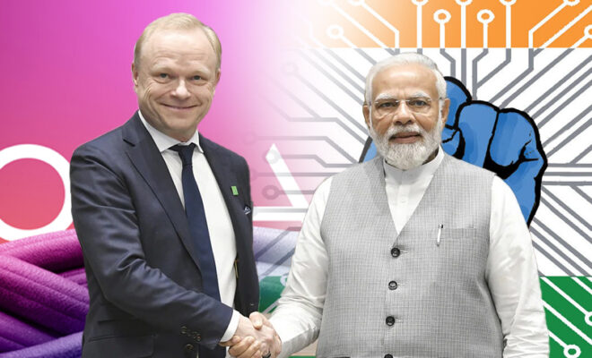 pm modi meets nokia ceo to discuss indias digital infrastructure