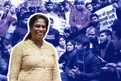 the ioa president pt usha has said that the protesting wrestlers on streets are tarnishing the country’s image and called it an act of indiscipline.