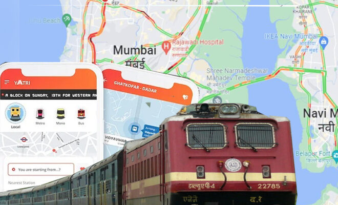western railway launches yatri app to track trains live locations