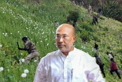 drug menace in manipur to be destroyed completely manipur cm