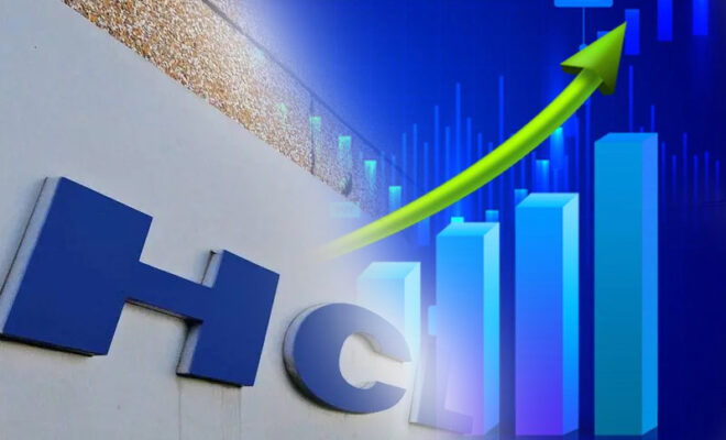 hcl tech shares rises 1 3 after q4 profit reaches to 3983 cr