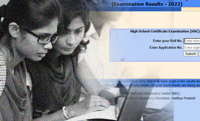 mp board 10th 12th result 2023 steps to check mpbse class 10 12 results