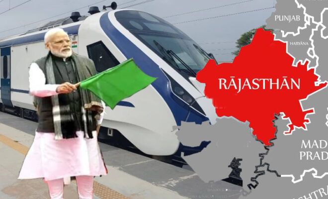 rajasthans first vande bharat express will cover 400 kms in just 5 hours