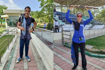 rajeshwari kumari manavjit singh sandhu win shotgun trap trials