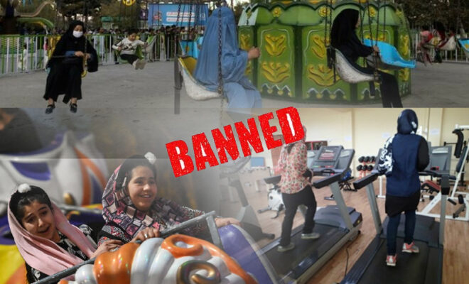 taliban bans women from open restaurants gyms and parks