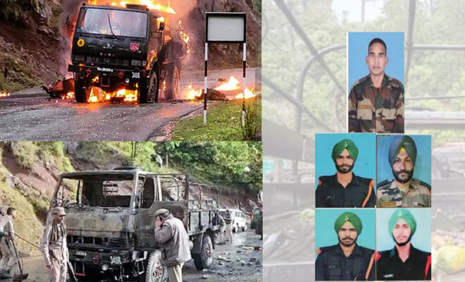 who were the 5 soldiers martyred in poonch terror attack