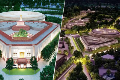 in a short while, prime minister narendra modi will be seen inaugurating india's new parliament building, part of the improved central vista project.