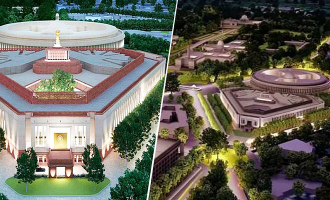 in a short while, prime minister narendra modi will be seen inaugurating india's new parliament building, part of the improved central vista project.