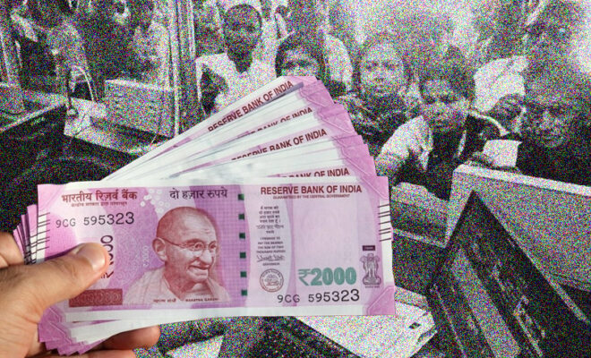 how 2000 notes withdrawal is different from the demonetisation