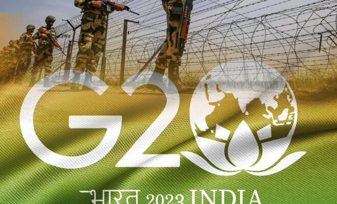 indian forces in full action in kashmir ahead of g20 summit