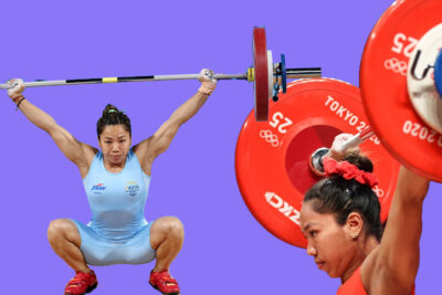 mirabai chanu struggles with hip issue at asian weightlifting championships