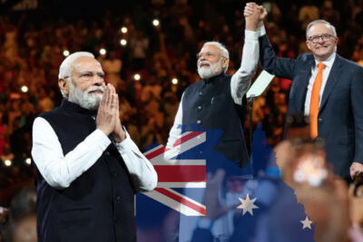 narendra modi is the boss australia pm at big sydney event