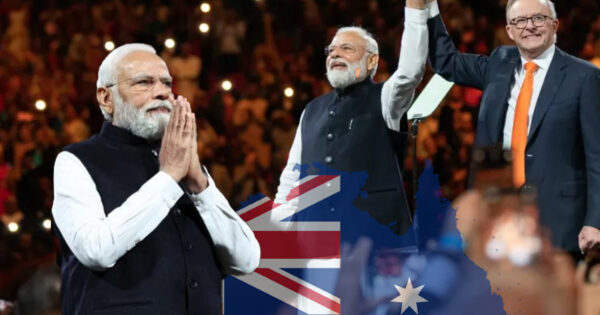 narendra modi is the boss australia pm at big sydney event