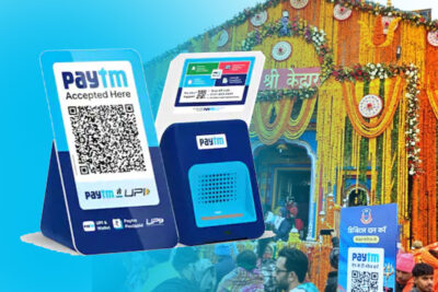 why did paytm put qr codes outside of badrinath and kedarnath temples