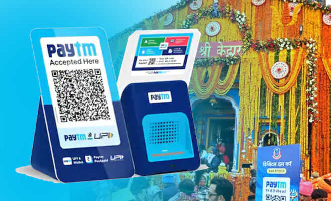 why did paytm put qr codes outside of badrinath and kedarnath temples