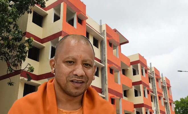 cm yogi aditynath hands over 76 flats to citizens built on mafias lands