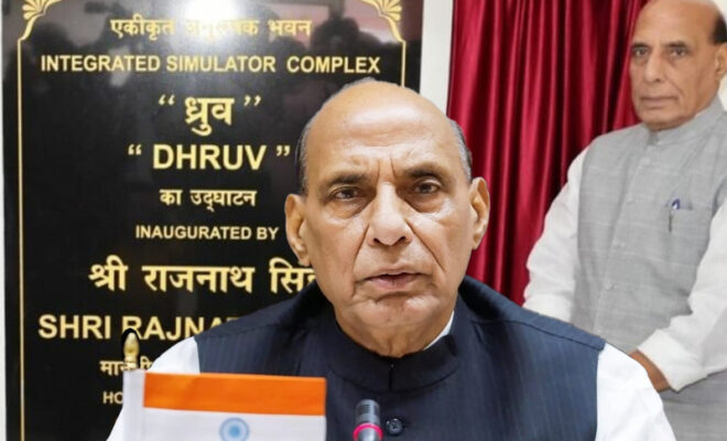 defence minister rajnath singh inaugurates isc dhruv