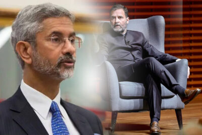 eam s jaishankar thanks world slams rahul gandhi