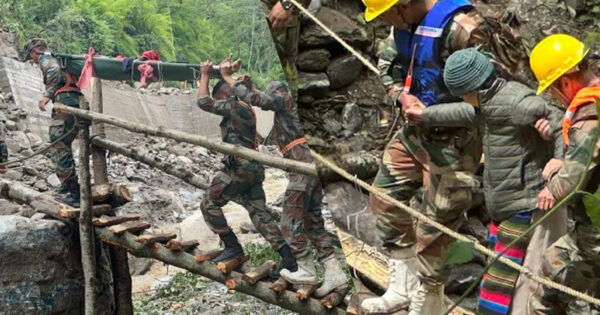 indian army rescues 300 tourists stranded in north sikkim