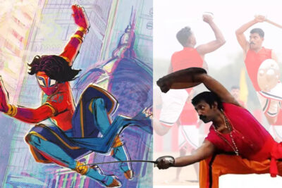 signature moves of indian spiderman are inspired from kalaripayattu