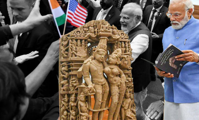 us to return over 100 antiquities that were stolen from india