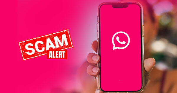 whatsapp pink scam alert