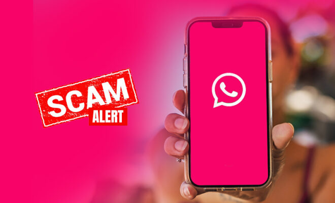 whatsapp pink scam alert