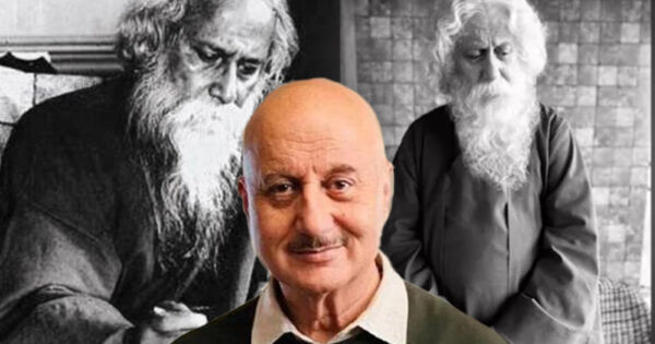 anupam kher transforms into rabindranath tagore for his 538th film