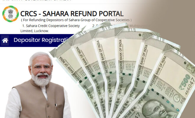 how to apply on crcs sahara portal to get sahara refund