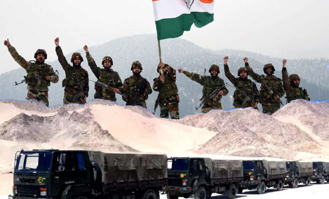 indian army conducts massive attack drill at chinas border