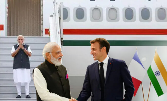 pm modis trip to france new momentum for partnership