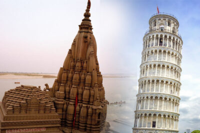 ratneshwar mahadev temple leans more than italys leaning tower of pisa
