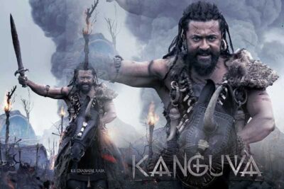 suriya appears with fierce and intense look in siruthai sivas kanguva