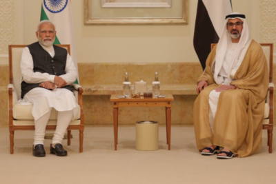 uae welcomed indian pm modi