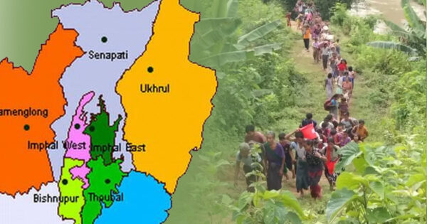 why did 700 refugees from myanmar enter manipur illegally