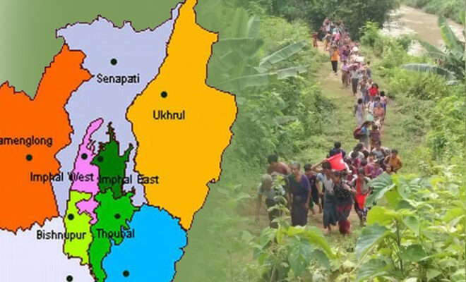 why did 700 refugees from myanmar enter manipur illegally