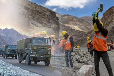 india to build world’s highest motorable road near lac, at 19,400 feet