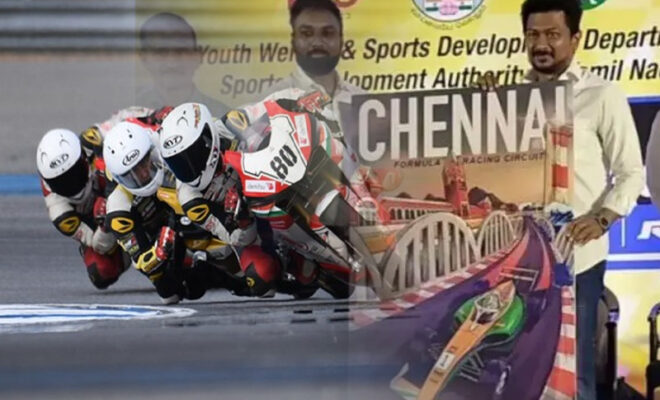 india's first night street circuit for racing championships in tamil nadu