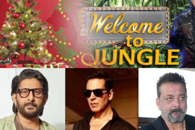 the film 'welcome 3' aka 'welcome to the jungle'. paresh rawal, sanjay dutt, arshad warsi & akshay kumar starrer film is set to release on christmas 2024.
