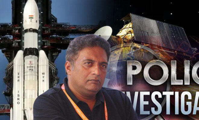 actor prakash raj booked by police for mocking chandrayaan 3 mission