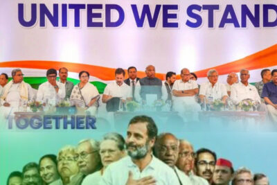 i n d i a alliance to announce chief amid poster controversy