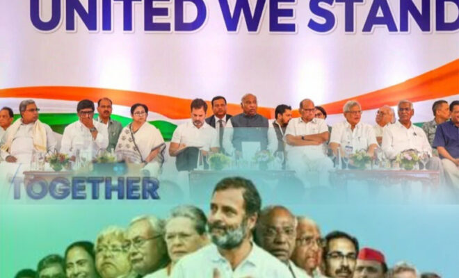 i n d i a alliance to announce chief amid poster controversy