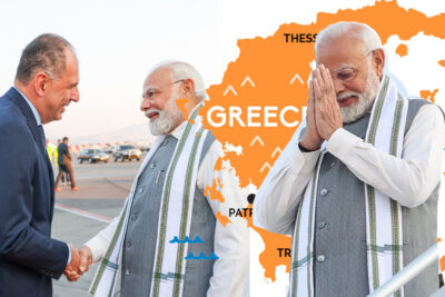 modi becomes first indian pm to visit greece in 40 years