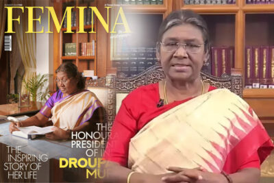 president droupadi murmu featured on femina magazine cover