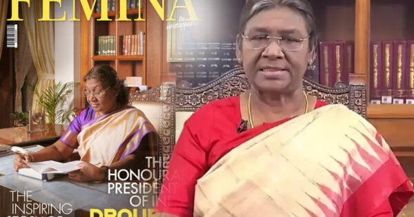 president droupadi murmu featured on femina magazine cover